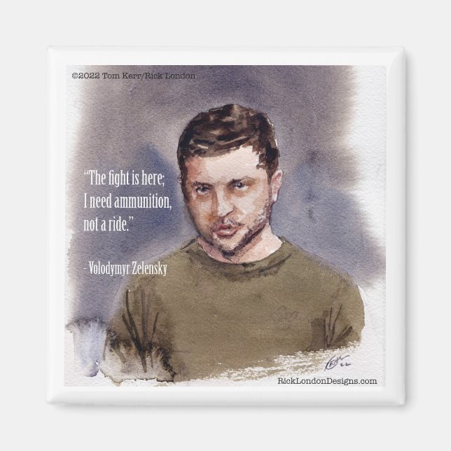 Zelensky, Volodymir Magnet (Framsidan)