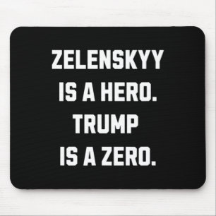 Zelenskyj är en hjälte. musmatta