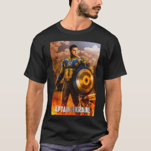 Zelenskykapten Ukraina Hero support ukraine ukra T Shirt