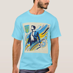 Zelenskyy Återuppbygger Ukraina Stöd Frihet T Shirt