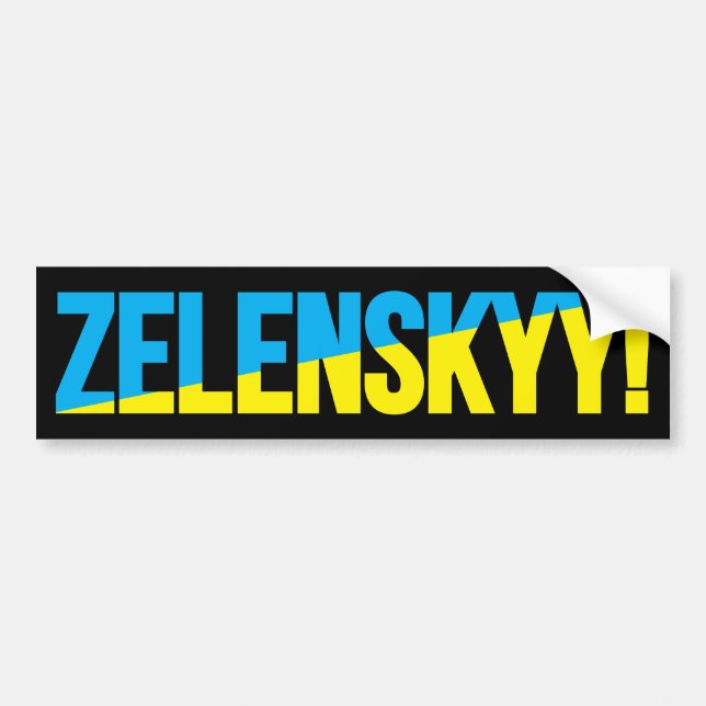 ZELENSKYY! BILDEKAL (Framsidan)