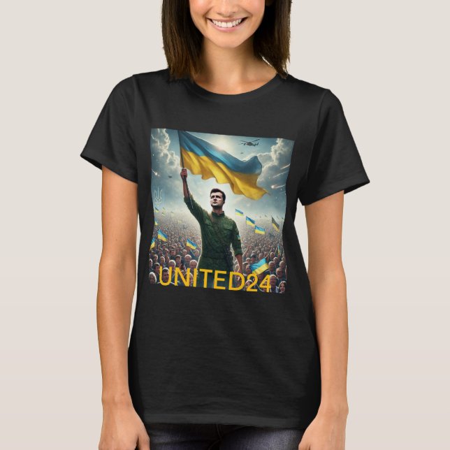 Zelenskyy Leads for Global Peace T Shirt (Framsida)