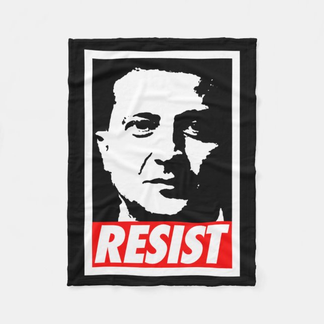 Zelenskyy - Resist Support Ukraine I Stand With Uk Fleecefilt (Framsidan)