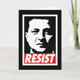 Zelenskyy - Resist Support Ukraine I Stand With Uk Kort