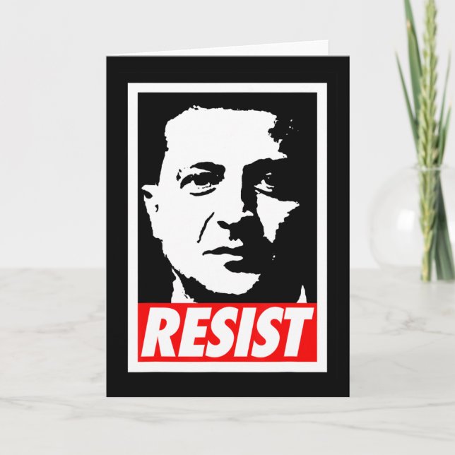 Zelenskyy - Resist Support Ukraine I Stand With Uk Kort (Framsida)