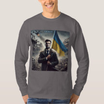 Zelenskyy Support Ukraina manar fraT-Shirt