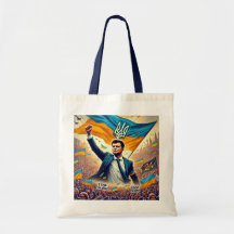 Zelenskyy Ukraina Support Tote Bag