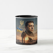 Zelenskyy Ukrainas president Coffee Mugg