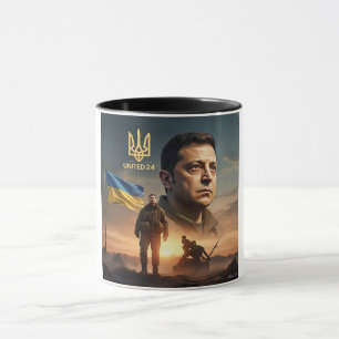 Zelenskyy Ukrainas president Coffee Mugg