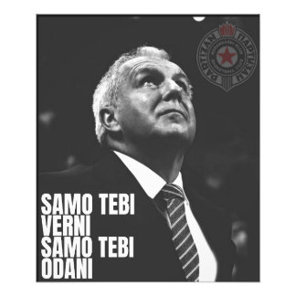 Zeljko Obradovic ZOC Partizan Fototryck