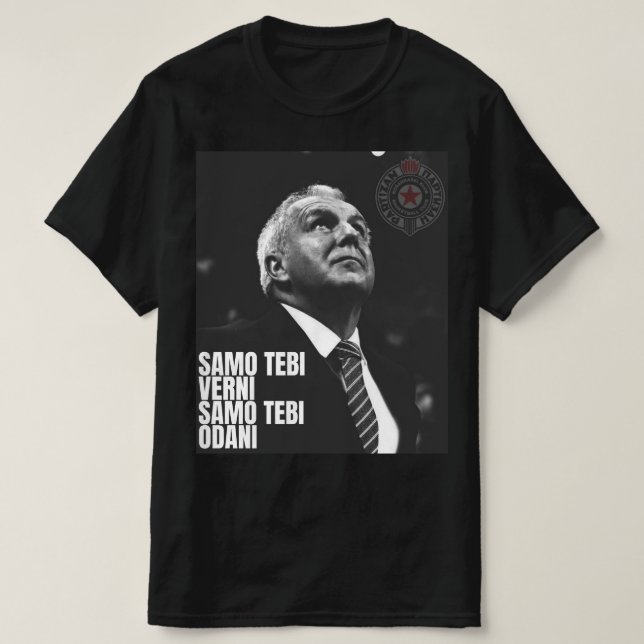 Zeljko Obradovic ZOC Partizan T Shirt (Design framsida)