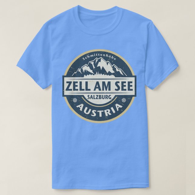 Zell am See Austria T Shirt (Design framsida)