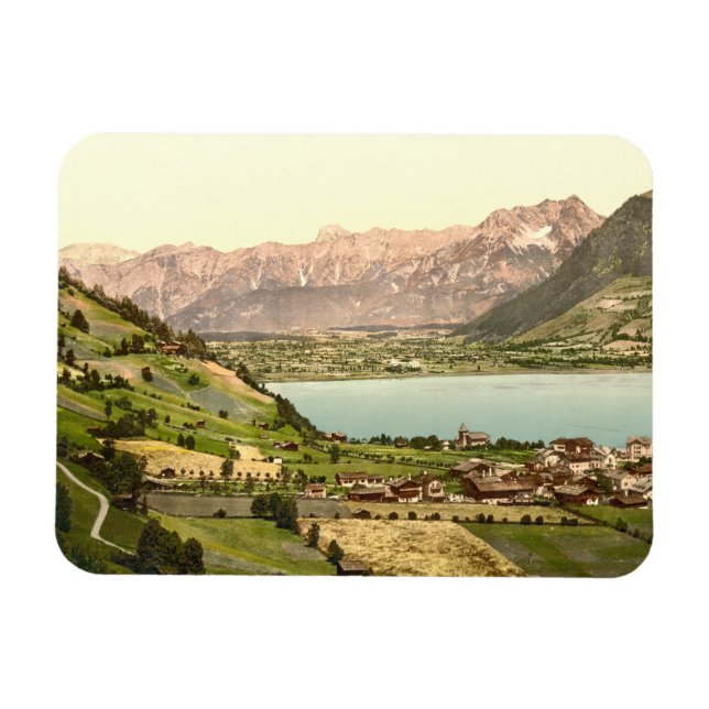 Zell am See II, Salzburg, Österrike Magnet (Horisontell)