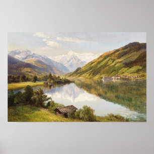 Zell am See & Kitzsteinhorn av Petrides Poster