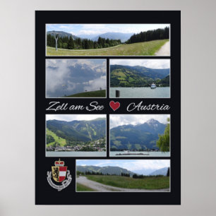 Zell am See, Österrike poster