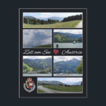 Zell am See, Österrikes vykort<br><div class="desc">Foton som jag tog i juni 2013. Se min butik för fler artiklar med den här designen.</div>