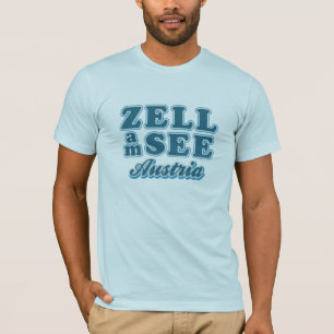 Zell am See, österrikisk skjorta - välj stil, färg Tee