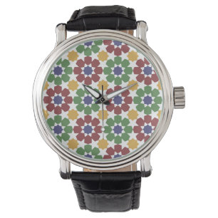 Zellige Mönster marockansk keramik Art Traditionel Armbandsur