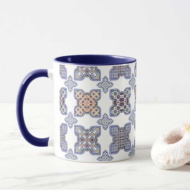 Zellij Moroccan Combo Mugg (Med munk)