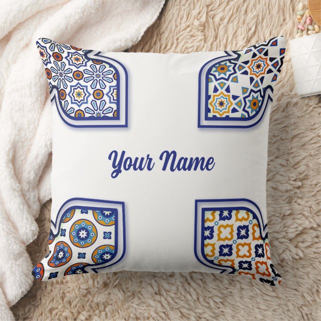 Zellij Moroccan Mosaic Dekorativ kudde - Tradition (Filt)