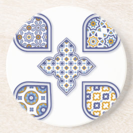 Zellij Moroccan Sandstone Underlägg - Elegant Geom