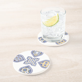 Zellij Moroccan Sandstone Underlägg - Elegant Geom