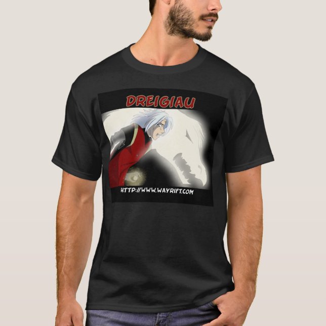 Zemi Dreigiau T skjortasvart Shirt (Framsida)