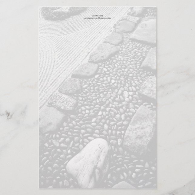 Zen- & abstraktpersonligbrevpapper brevpapper (Framsida)