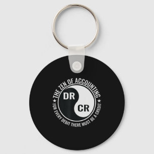 Zen Accounting Major Degree Funny Accountant Nyckelring