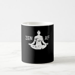 ZEN AF Meditation Yoga Kaffemugg