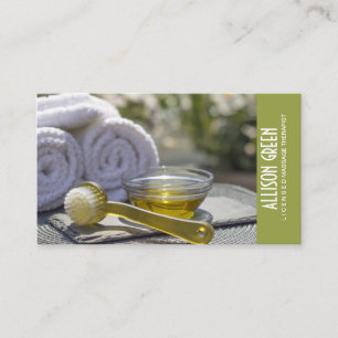 Zen Aromaterapi Massageterapeut Salon SPA Visitkort