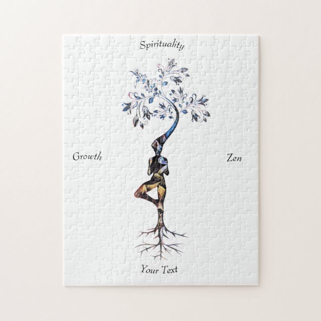 Zen Art Grow som Träd Pussel (Vertikal)