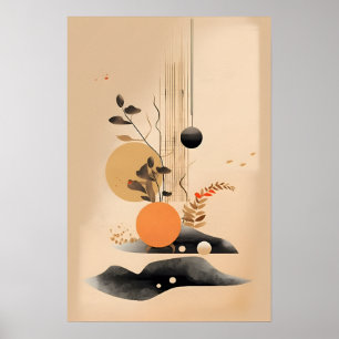 Zen Art Japandi Poster