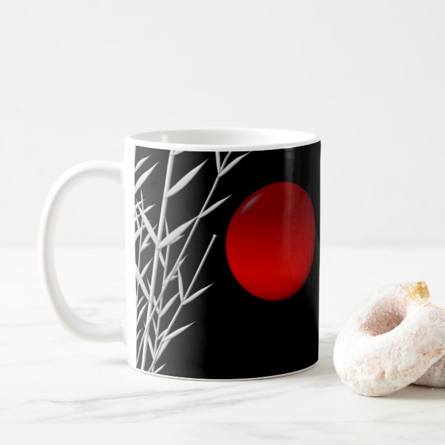 Zen Art,lycka till ,personlig Kaffemugg (Med munk)
