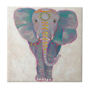 Zen Asian Elephant Kakelplatta