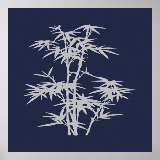 Zen Asian Japanska stil bamboo Poster (Framsidan)