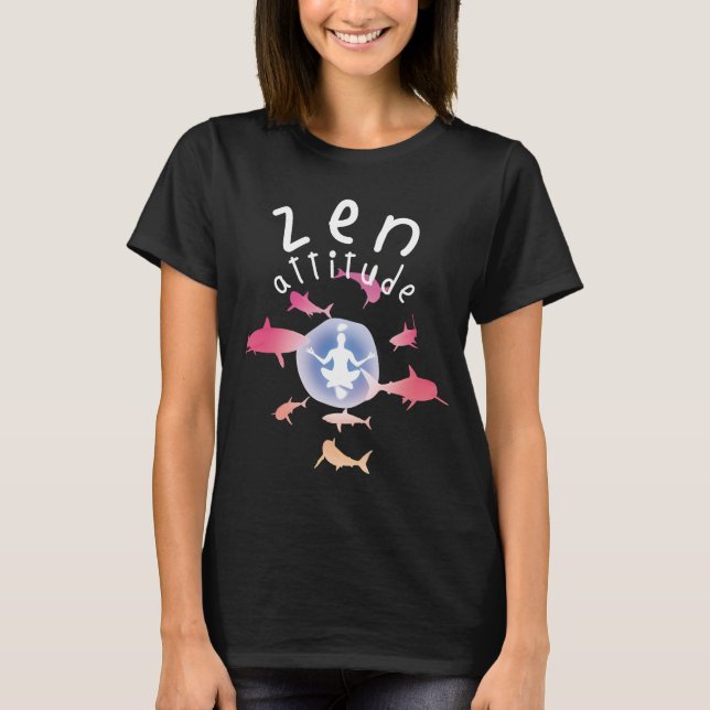 Zen Attitude T-Shirt (Framsida)