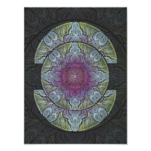 Zen Awakening, reiki, läkning, chakra Fototryck