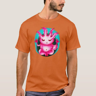 Zen Axolotl Meditation Buddha Funny Animal T Shirt