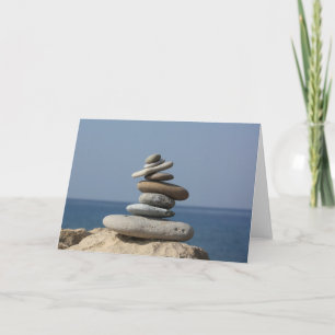 Zen Balance New Age Note/Greeting Card Kort