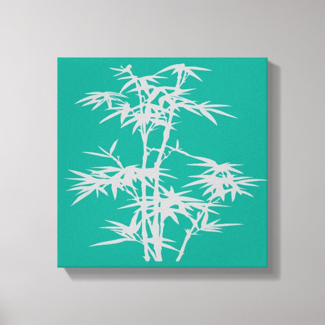 Zen bamboo Asian stil bamboo art Canvastryck (Framsida)