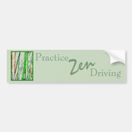 "Zen Bamboo" Bumper Sticker Bildekal