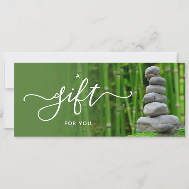 Zen Bamboo Gift-certifikat (Framsida)