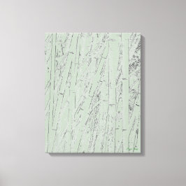 'Zen Bamboo I' Inplastad Canvastryck
