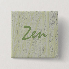 "Zen Bamboo" Square Pin Knapp