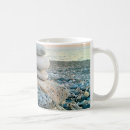 Zen Beach Stones Kaffemugg