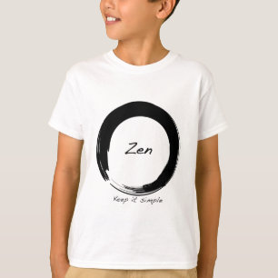Zen: Behålla enkelt T-shirt