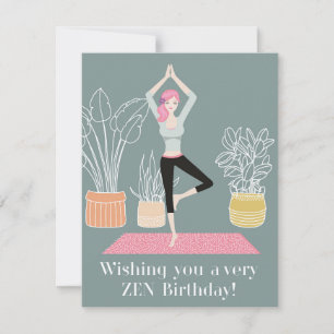 Zen Birthday Julkort