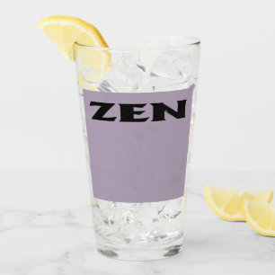 Zen Black grått glass tumör Glaskopp