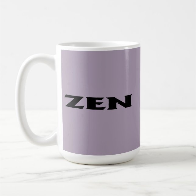 Zen black grått mugg (Vänster)